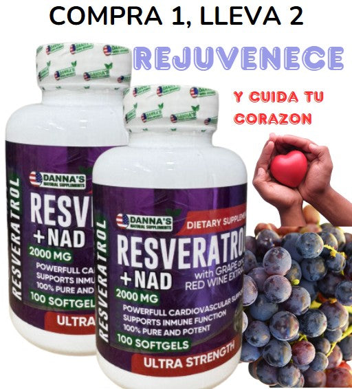 RESVERATROL + NAD®  Oferta! 2X1 🎁